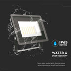 50W Naświetlacz LED / Seria: F-Class / Barwa:4000K / Obudowa: Czarna