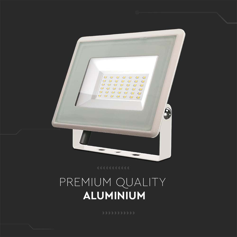 50W Naświetlacz LED / Seria: F-Class / Barwa:3000K / Obudowa: Biała