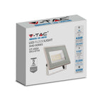 50W Naświetlacz LED / Seria: F-Class / Barwa:6500K / Obudowa: Biała