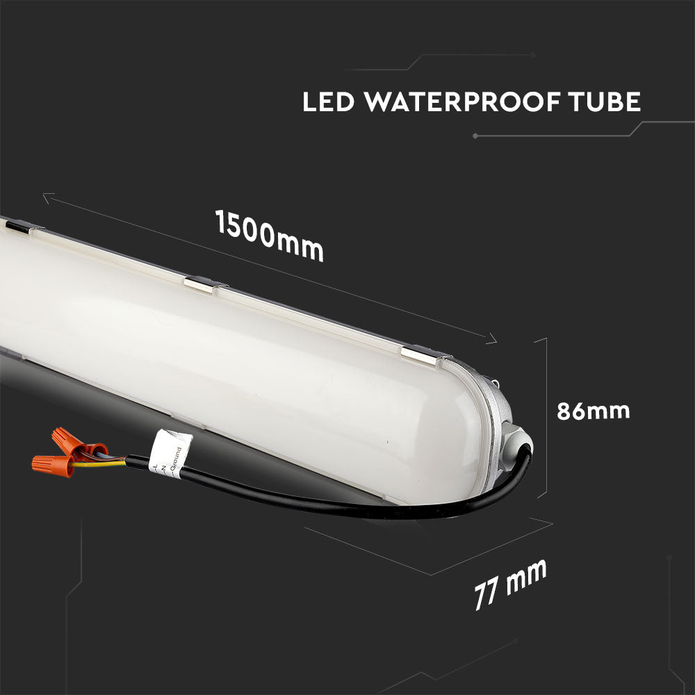 70W Oprawa hermetyczna aluminiowa 150cm / Chip SAMSUNG / Barwa:6500K / 5 Lat gwarancji