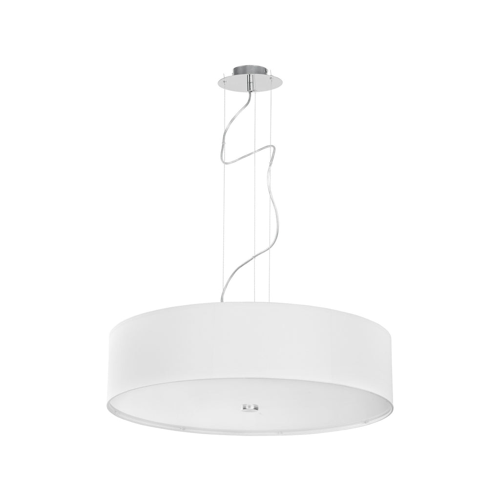 Nowodvorski Lampa wisząca VIVIANE 25W only LED 50/60Hz - Tkanina - Biały