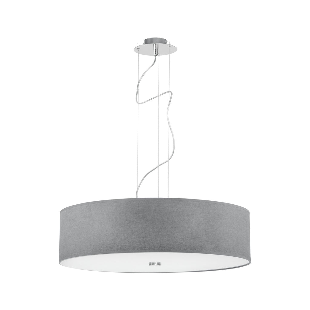 Nowodvorski Lampa wisząca VIVIANE 25W only LED 50/60Hz - Tkanina - Szary