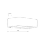 Nowodvorski Lampa ścienna natynkowa MUNO LED 6W 50/60Hz IP54 - Aluminium lakierowane - Grafitowy 6776