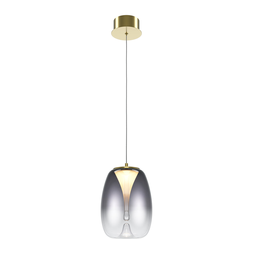 Maytoni Lampa wisząca Splash - Aluminium - Złoty MOD282PL-L8G3K