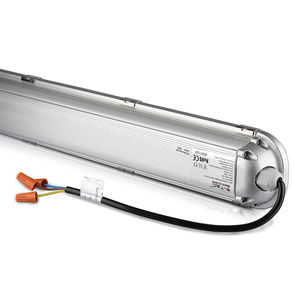 60W Oprawa hermetyczna aluminiowa 120cm / Chip SAMSUNG / Barwa:6500K / 5 Lat gwarancji