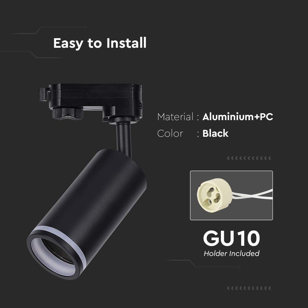 Oprawa Tracklight GU10 / Czarny