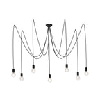 Nowodvorski Lampa wisząca SPIDER 25W only LED 50/60Hz - Przewód w oplocie - Czarny I