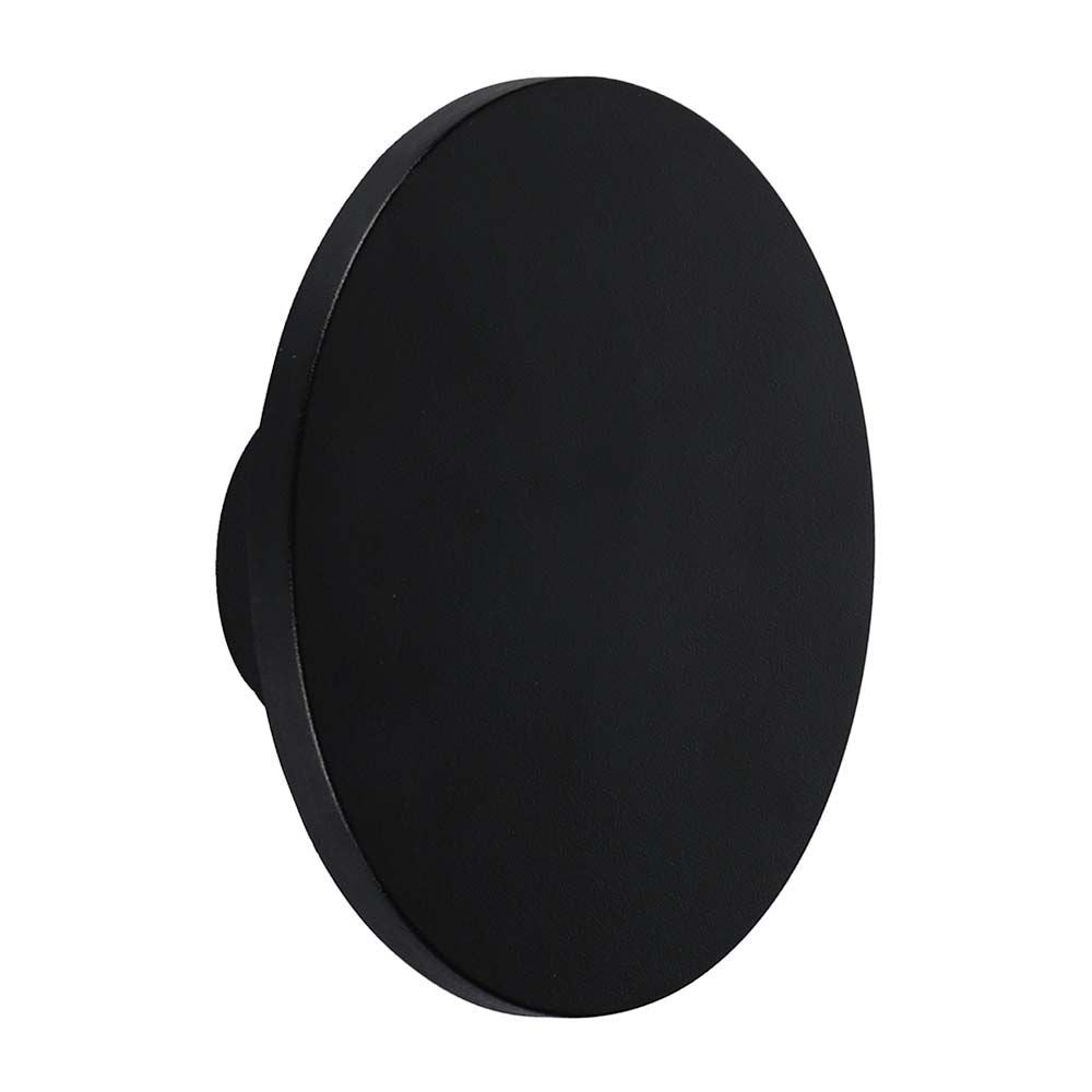 12W Plafon LED / Barwa:4000K / Klosz: Okrągły czarny