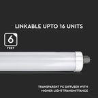 60W Oprawa hermetyczna 180cm / Chip SAMSUNG / Barwa:6400K / 5 Lat gwarancji