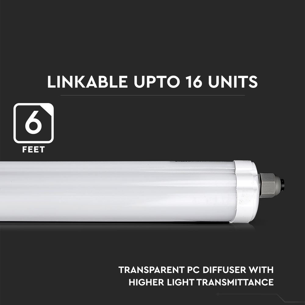 60W Oprawa hermetyczna 180cm / Chip SAMSUNG / Barwa:6400K / 5 Lat gwarancji