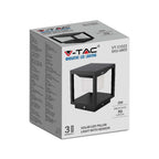 2W Lampa ogrodowa LED solarna / Barwa:3000K / Obudowa: Czarna