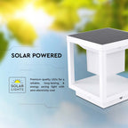 2W Lampa ogrodowa LED solarna / Barwa:3000K / Obudowa: Biała