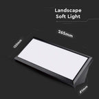 12W Lampa ścienna LED / Ukośna / Barwa:3000K / Obudowa: Czarna