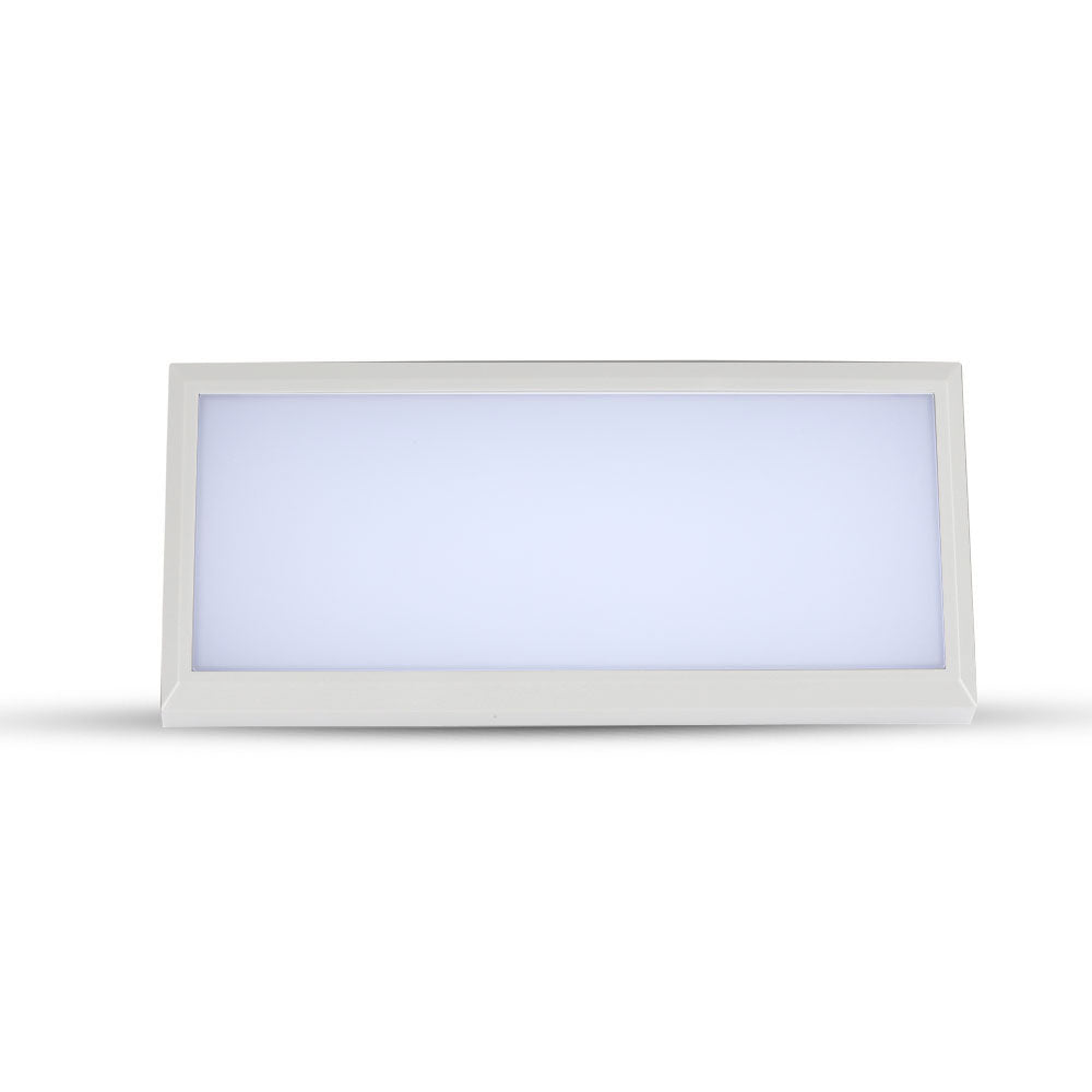 12W Lampa ścienna LED / Ukośna / Barwa:3000K / Obudowa: Biała