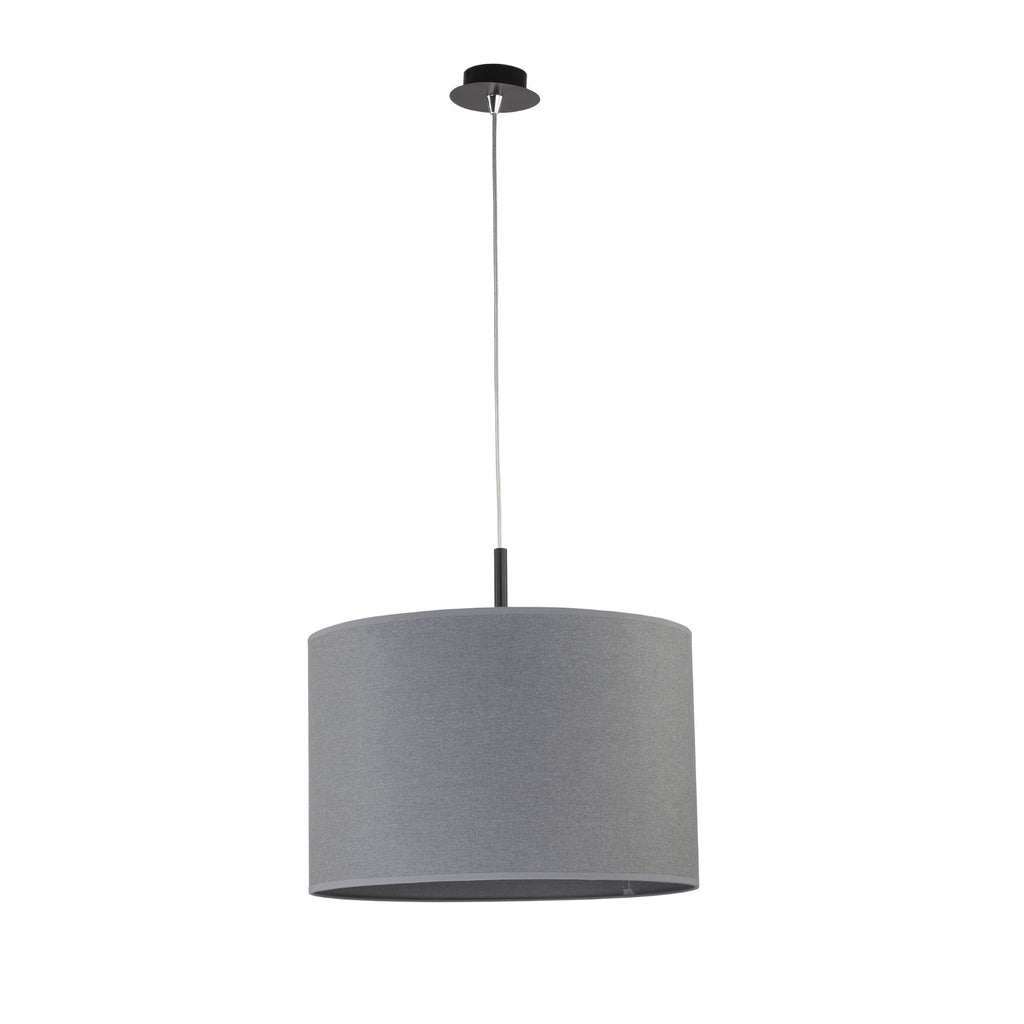 Nowodvorski Lampa wisząca ALICE L 25W only LED 50/60Hz - Tkanina - Szary