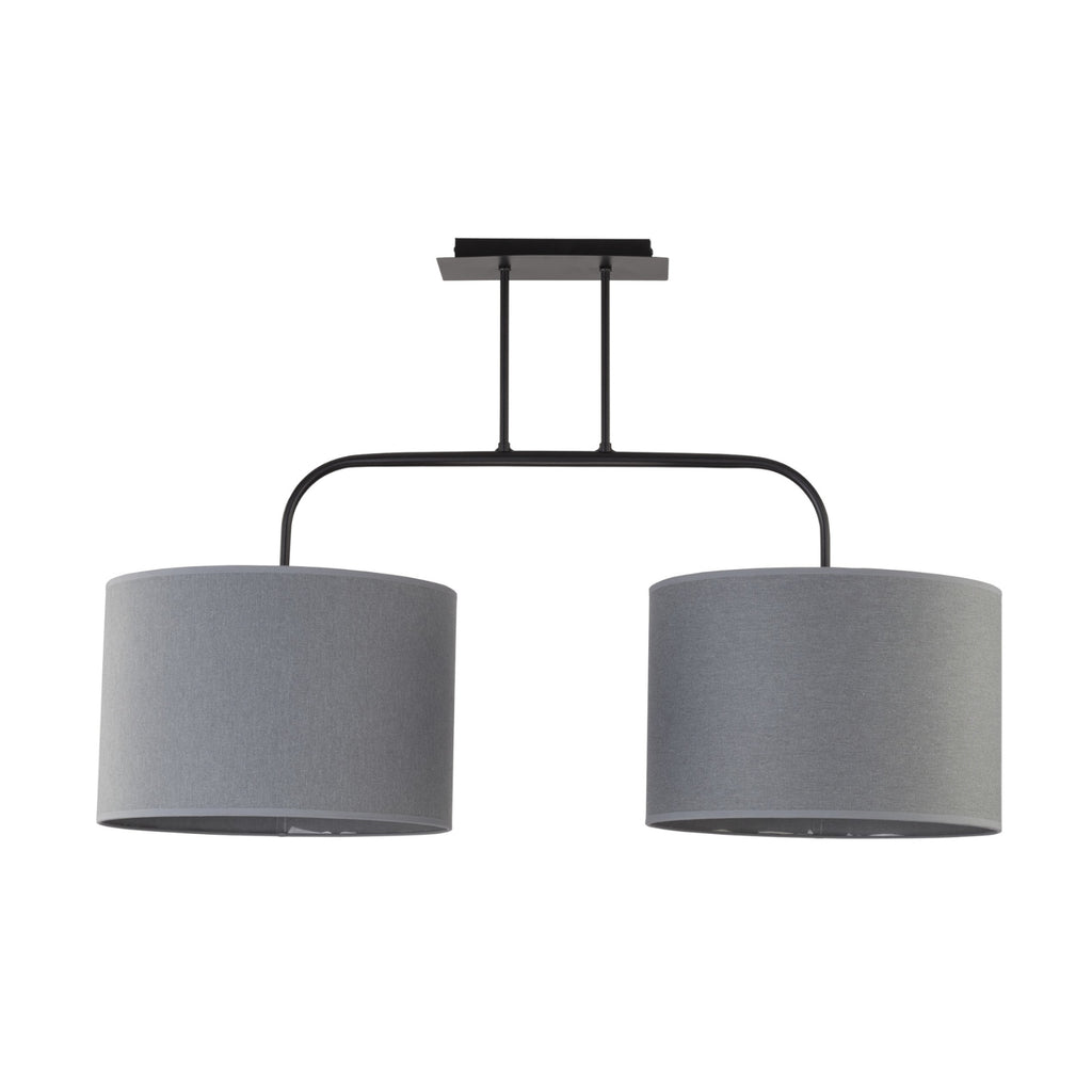 Nowodvorski Lampa przysufitowa ALICE M 25W only LED 50/60Hz - Tkanina - Szary