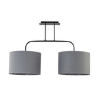 Nowodvorski Lampa przysufitowa ALICE M 25W only LED 50/60Hz - Tkanina - Szary