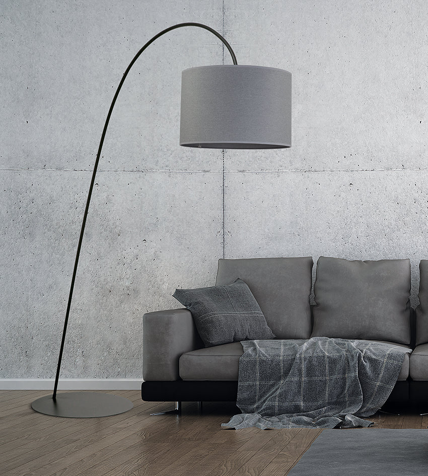 Nowodvorski Lampa podłogowa ALICE L 25W only LED 50/60Hz - Stal lakierowana - Czarny 6818