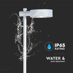7W LED Słupek ogrodowy / Barwa: 4000K / Obudowa: Biały / IP54