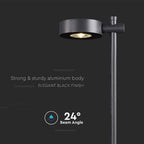 7W LED Słupek ogrodowy / Barwa: 4000K / Obudowa: Czarny / IP54