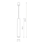 Nowodvorski Lampa wisząca EYE L 10W only LED 50/60Hz - Stal lakierowana - Czarny 6841