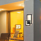20W Lampa ścienna LED / Barwa: 3000K / Obudowa: Czarny / IP54
