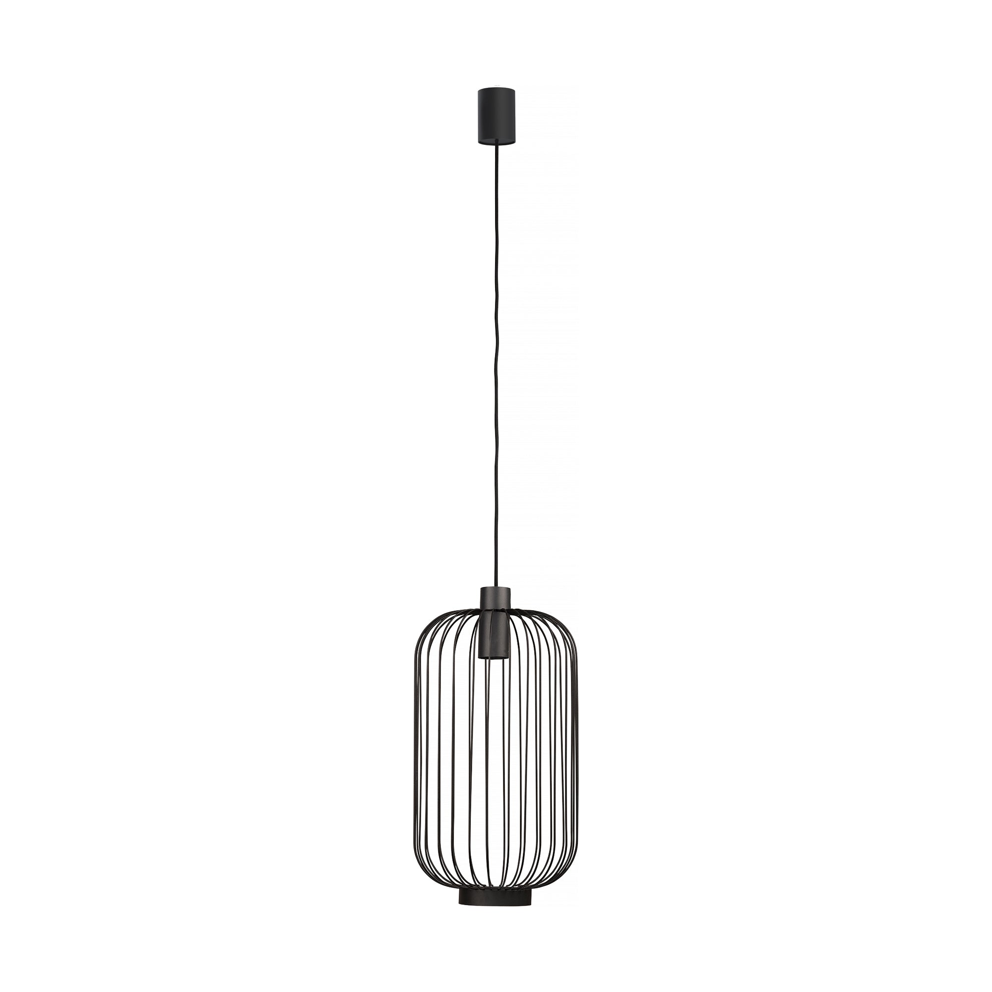 Nowodvorski Lampa wisząca CAGE 10W only LED 50/60Hz - Stal lakierowana - Czarny