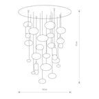 Nowodvorski Lampa przysufitowa SALVA G 25W only LED 50/60Hz - Szkło - Chrom 6845