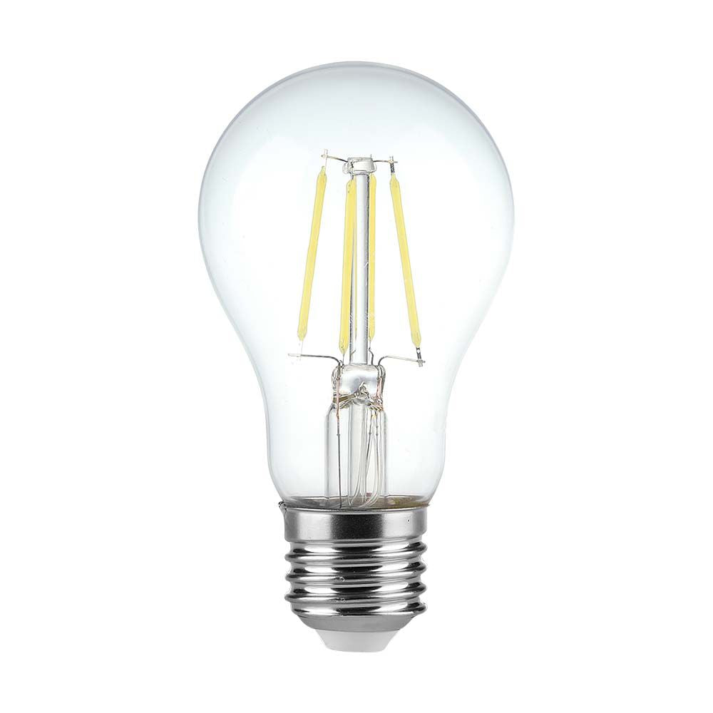 4W A60 Żarówka LED Filament / Barwa:3000K / Ściemniana - 3 stopnie / Trzonek:E27