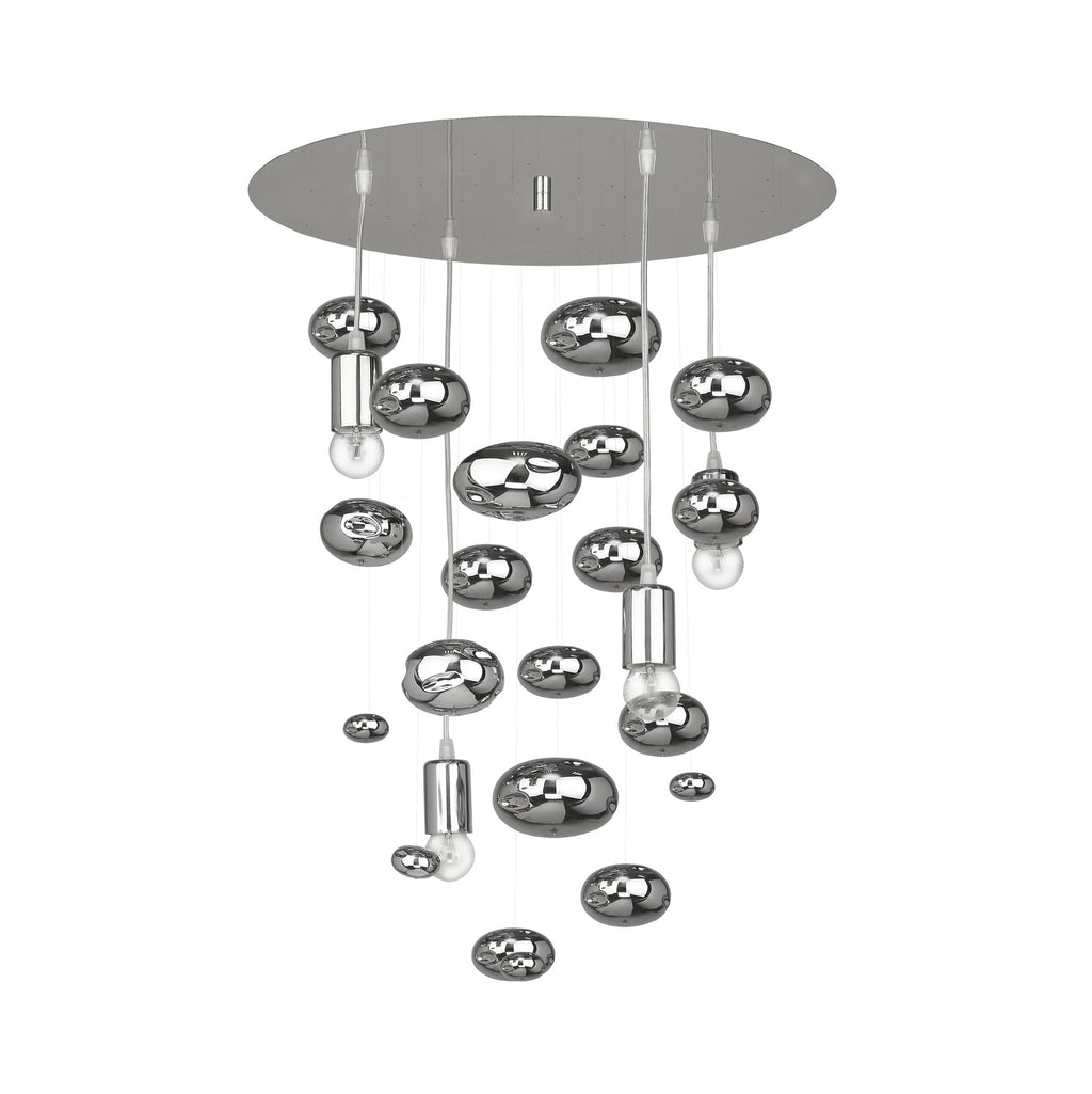 Nowodvorski Lampa przysufitowa SALVA G 25W only LED 50/60Hz - Szkło - Chrom