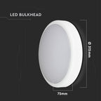 8W/16W/20W Dekoracyjny plafon LED / Chip Samsung / Barwa: 3w1 / Klosz: Okrągły / IP65