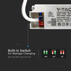 8W/16W/20W Dekoracyjny plafon LED / Chip Samsung / Barwa: 3w1 / Klosz: Okrągły / IP65