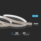 Taśma LED / Barwa:3000K / IP65 / Zasilanie: 12V / Wzmocniony podkład PCB / Rolka:30m