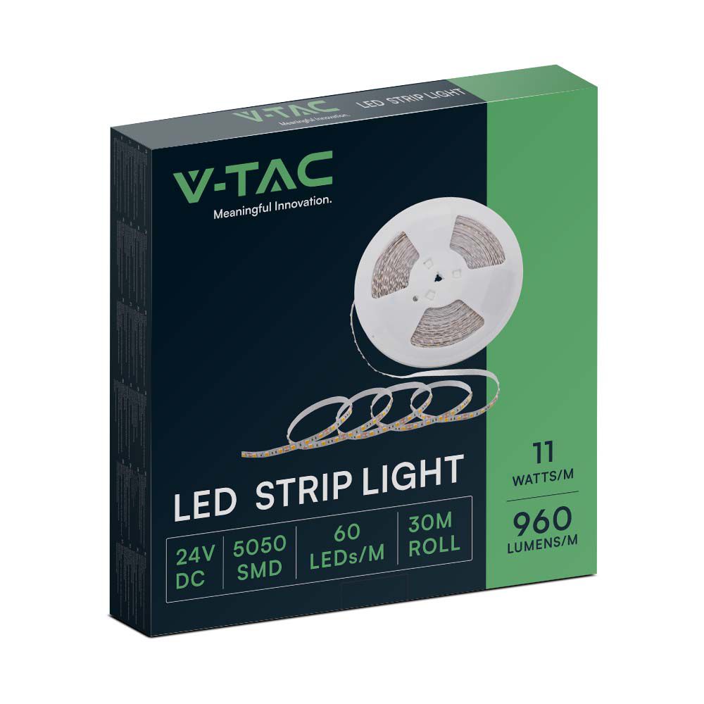 Taśma LED / Barwa:4000K / IP20 / Zasilanie: 24V / Wzmocniony podkład PCB / Rolka:30m