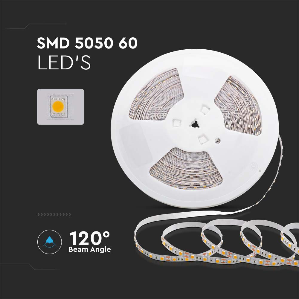 Taśma LED / Barwa:4000K / IP20 / Zasilanie: 24V / Wzmocniony podkład PCB / Rolka:30m