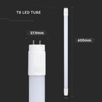 10W T8 Tuba LED plastikowa regulowana (60cm) / Chip SAMSUNG / Barwa:6400K / HIGH LUMENS
