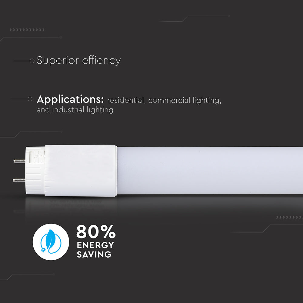 10W T8 Tuba LED plastikowa regulowana (60cm) / Chip SAMSUNG / Barwa:3000K / HIGH LUMENS