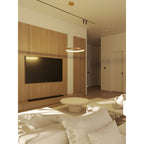 Maxlight Lampa wisząca Cayenne 60 cm - Metal - Miedź szczotkowana P0605D