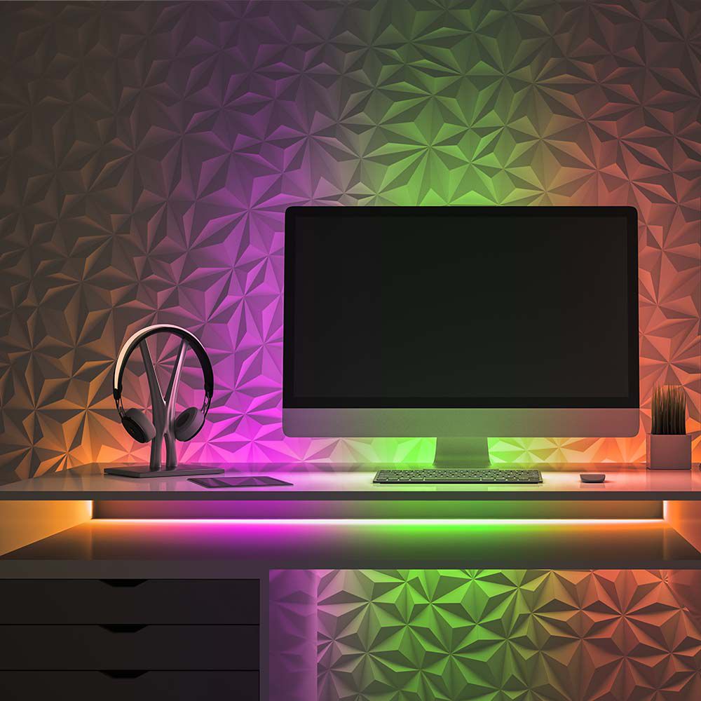 10W NEON FLEX okrągły / Barwa: RGB / Zasilanie: 24V / IP20 / Rolka:10m