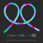24W Zestaw NEON FLEX NEON z sterownikiem i pilotem / Barwa: MAGIC RGB / Zasilanie: 24V / IP20 / Rolka:10m