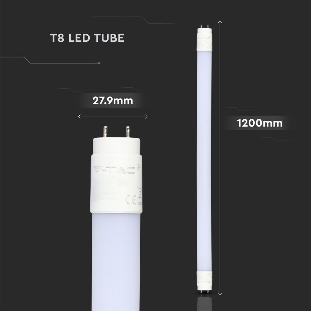 18W T8 Świetlówka LED T8 120 cm / Chip SAMSUNG / Barwa:4000K / HIGH LUMENS