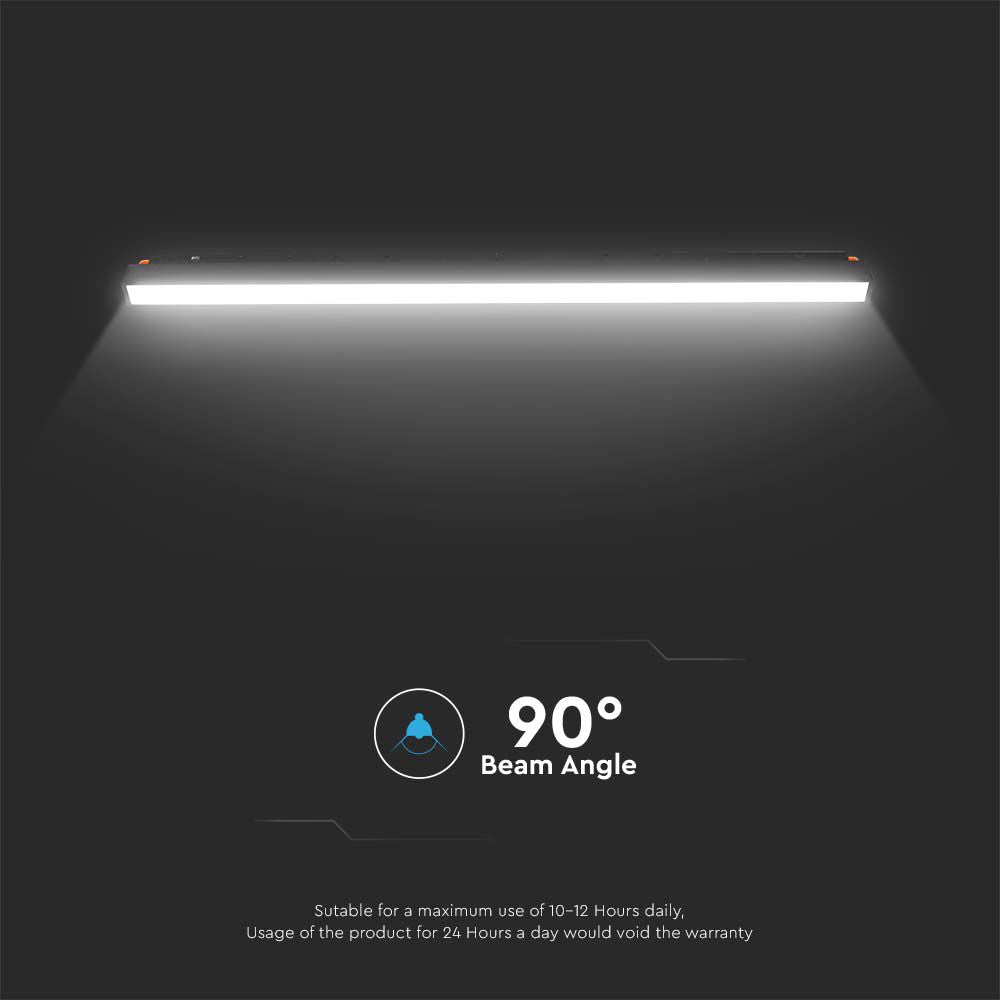 20W Lampa Smart LED Magnetic na szynoprzewodzie 3w1 / Obudowa: Czarna
