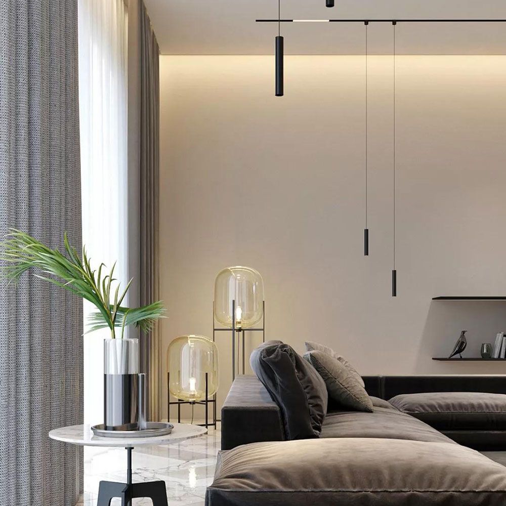 8W Lampa wisząca LED Smart 3w1 / Obudowa: Czarna