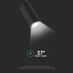 8W Lampa wisząca LED Smart 3w1 / Obudowa: Czarna