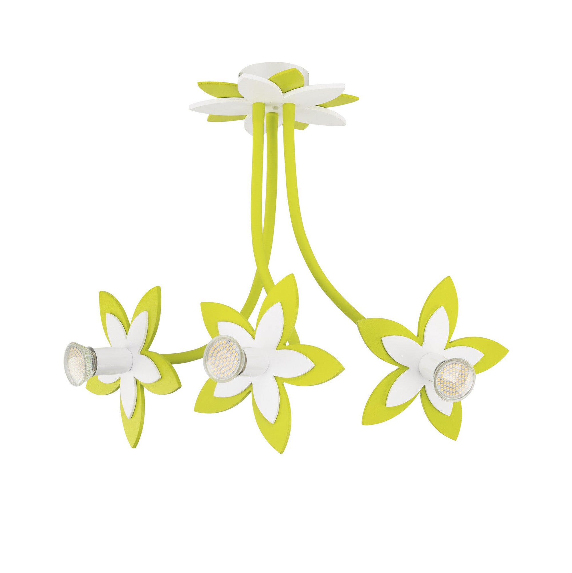 Nowodvorski Lampa przysufitowa FLOWERS 3x35W 50/60Hz - Sklejka - Multikolor II