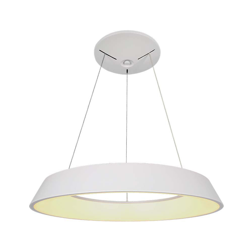 48W Lampa wisząca dekoracyjna LED Triac / Ściemniana / 3000K / Kolor: Biały