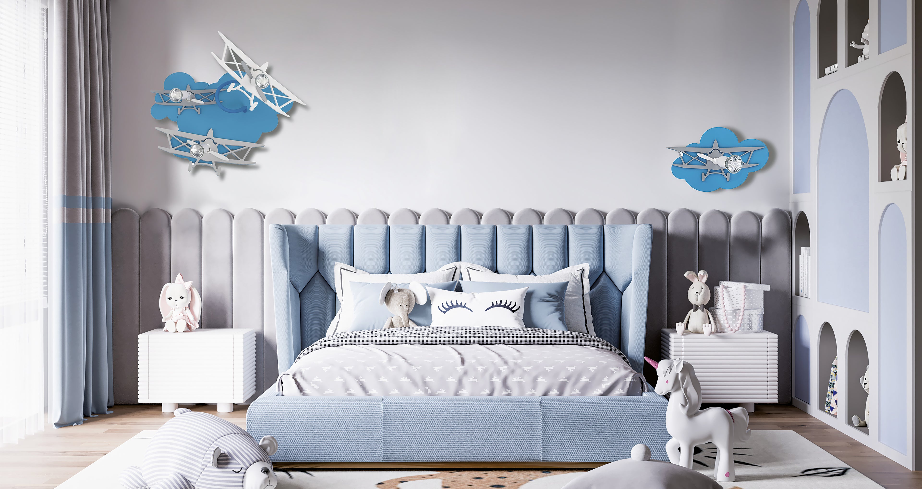 Nowodvorski Lampa przysufitowa PLANE 10W only LED 50/60Hz - Sklejka - Multikolor