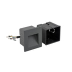 Nowodvorski Lampa ścienna wbudowana STEP LED 3W 50/60Hz IP44 - Aluminium lakierowane - Grafitowy