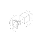 Nowodvorski Lampa ścienna wbudowana STEP LED 3W 50/60Hz IP44 - Aluminium lakierowane - Grafitowy 6907