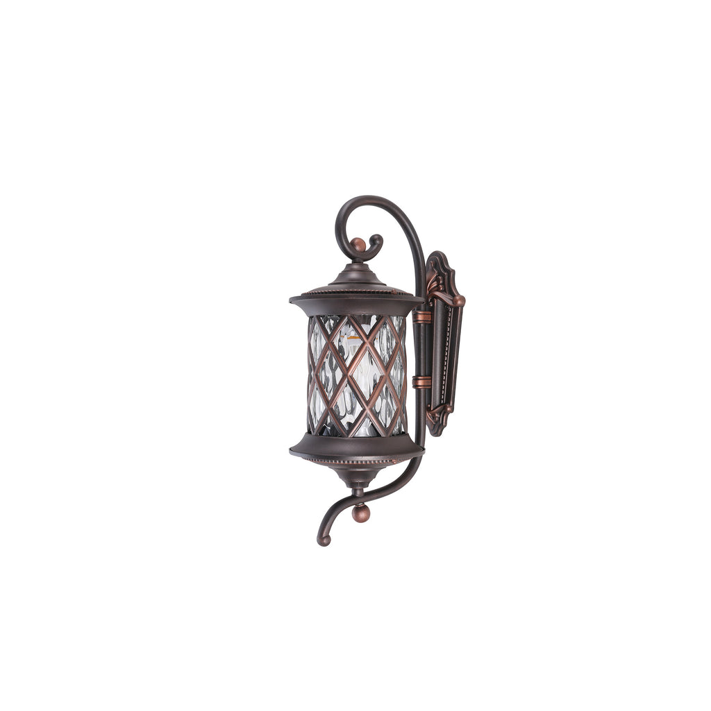 Nowodvorski Lampa ścienna natynkowa LANTERN 25W only LED 50/60Hz IP23 - Aluminium lakierowane - Czarny patynowany miedzią